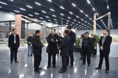 省外貿(mào)轉(zhuǎn)型升級(jí)調(diào)研核查工作組來(lái)公司參觀調(diào)研